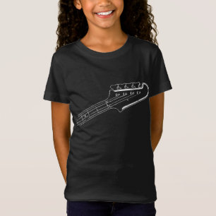 T-Shirt Basse Lecteur Basse Guitare Conception musicale