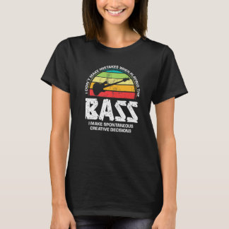 T-shirt Basse Musique Musicien Instrument Musicien Amusant