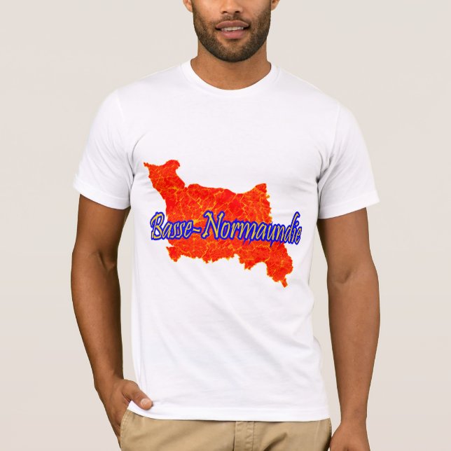 T-shirt Basse-Normandie - Basse Normaundie  (Devant)