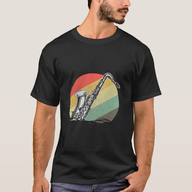 T-shirt Basse Rétro Clarinet Marching Basse Clarinet Pl (Devant)