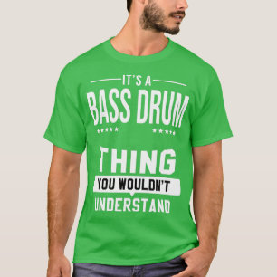T-shirt Basse tambour tambour tambour musique tambour inst