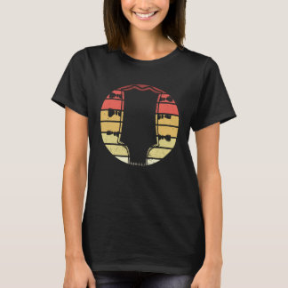 T-shirt Basse Vintage rétro Guitare Lecteur Guitariste Bai