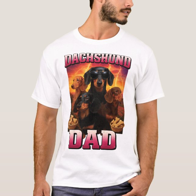 T-shirt Basset allemand   (Devant)