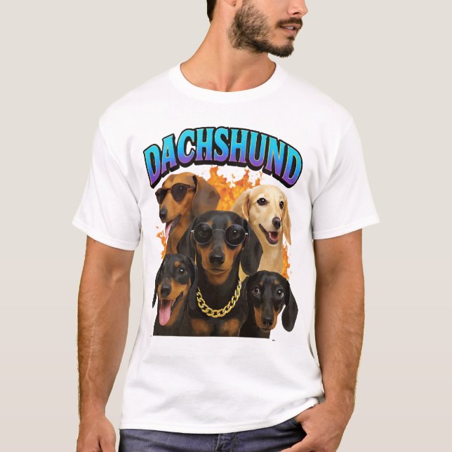 T-shirt Basset allemand (Devant)