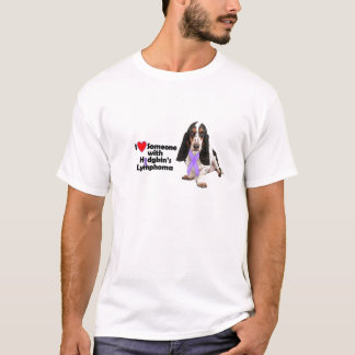 T-shirt Basset - conscience de Hodgkins