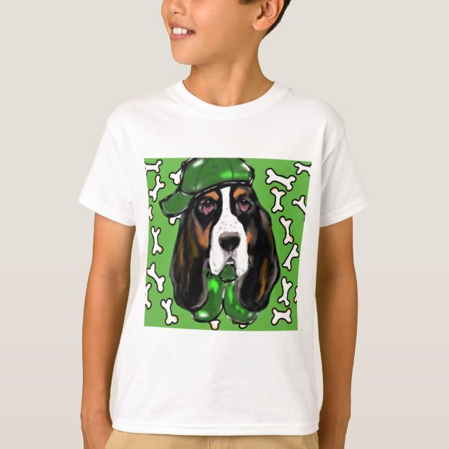 T-shirt Basset Hound (Devant)