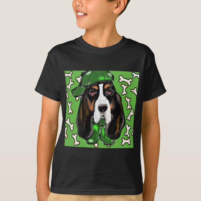 T-shirt Basset Hound (Devant)