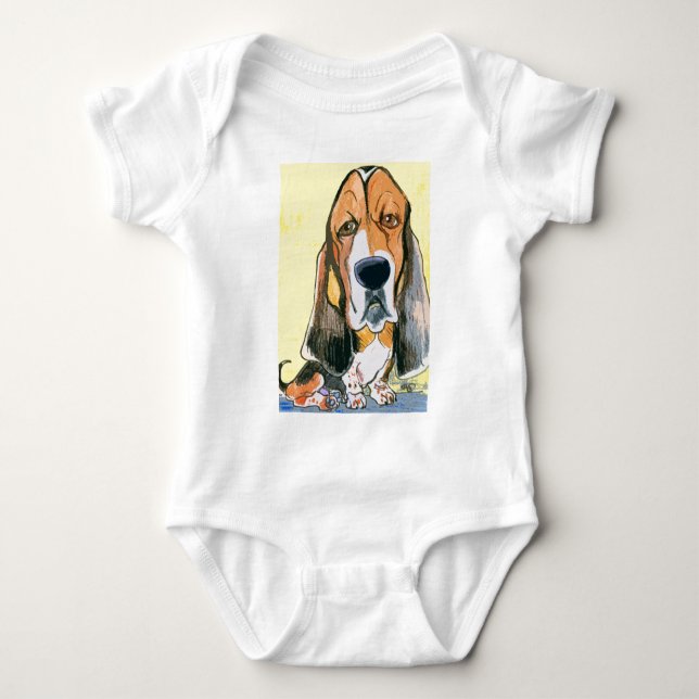 T-shirt Basset Hound (Devant)