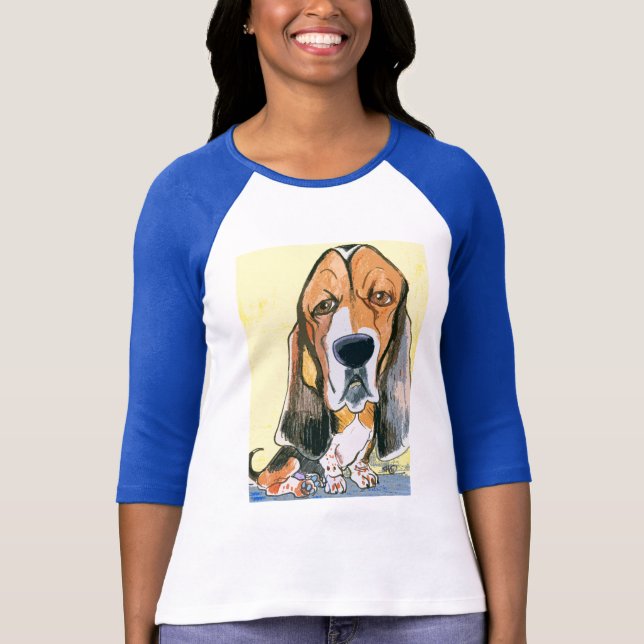 T-shirt Basset Hound (Devant)