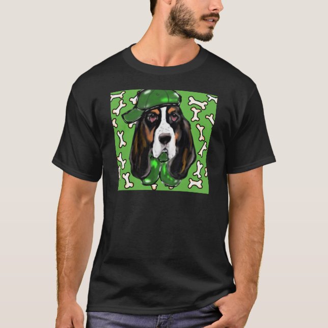 T-shirt Basset Hound (Devant)