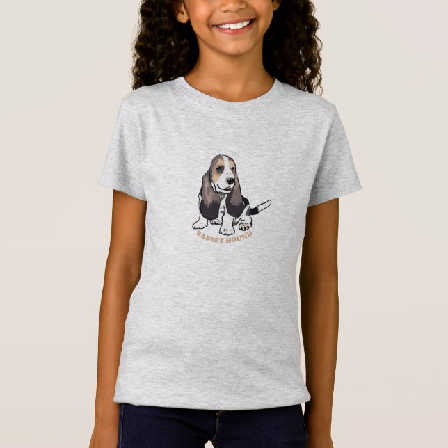 T-Shirt Basset Hound (Devant)