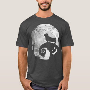 T-shirt Basset Hound Chien Et Lune Costume Halloween Chien