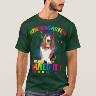 T-shirt Basset Hound Classe De Diplôme De 22 Maternelle N