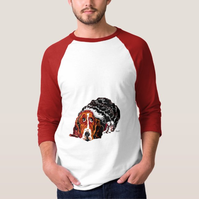 T-Shirt : Basset Hound Dog (Devant)