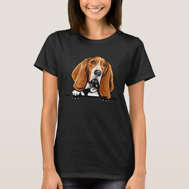 T-shirt Basset Hound Dog (Devant)