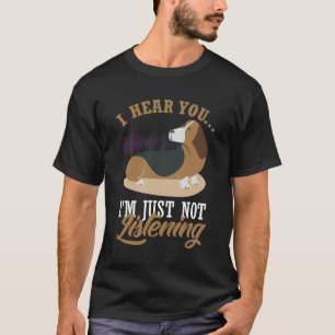 T-shirt Basset Hound Dog - Grosses Oreilles Mais Pas À L'É