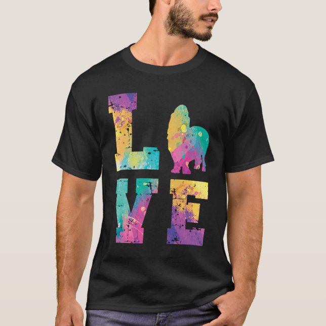 T-shirt Basset Hound Love (Devant)