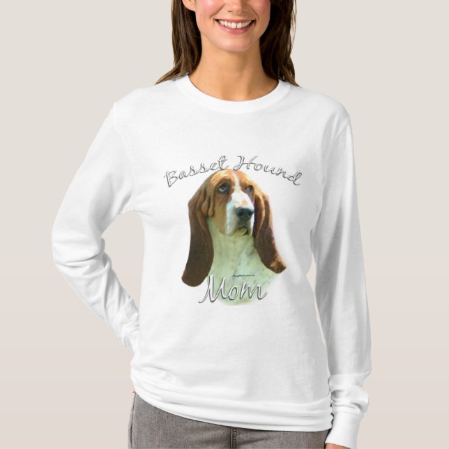 T-shirt Basset Hound Maman 2 (Devant)