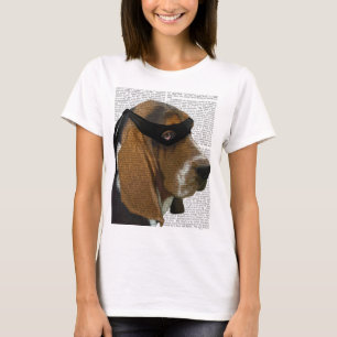 T-shirt Basset Hound Ninja