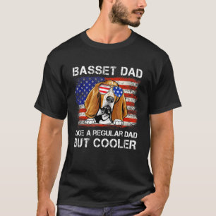 T-shirt Basset Hound Papa Comme Un Papa Régulier Mais Un C
