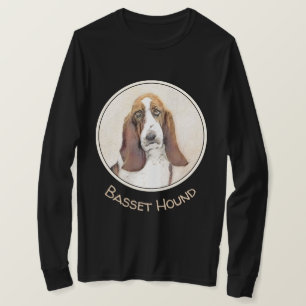 T-shirt Basset Hound Peinture - Cute Original Chien Art