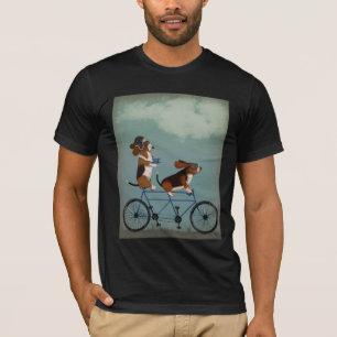 T-shirt Basset Hound Tandem
