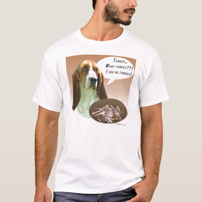 T-shirt Basset Hound Turquie (Devant)
