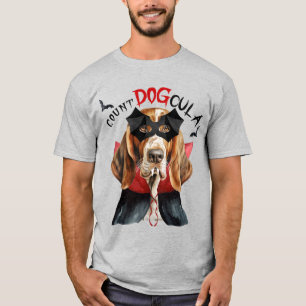T-shirt Basset Hound Vampire Chien drôle Halloween