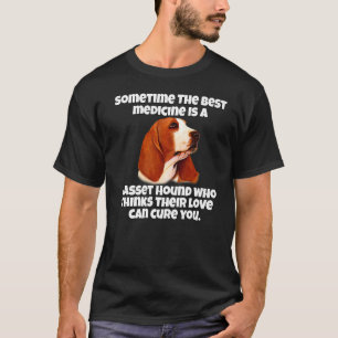 T-shirt Bassett Propriétaire De Chien Hound Quelque Temps