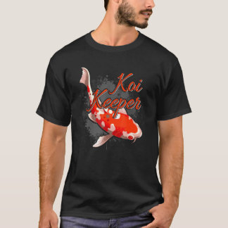 T-shirt Bassin de carpes koï papillon Showa Carpes koï Tan