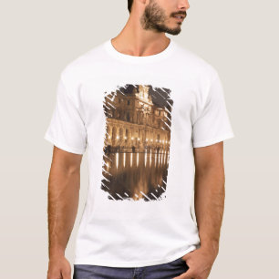 T-shirt Bassin de réflexion au Louvre, Paris, France