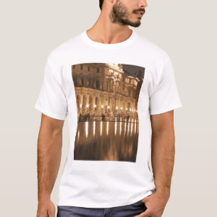 T-shirt Bassin de réflexion au Louvre, Paris, France
