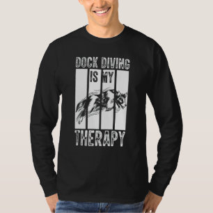 T-shirt Bassin de saut de chien en plongée sur quai Planch