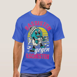 T-shirt Bassins Contre Les Racistes Bass Players Antiracis