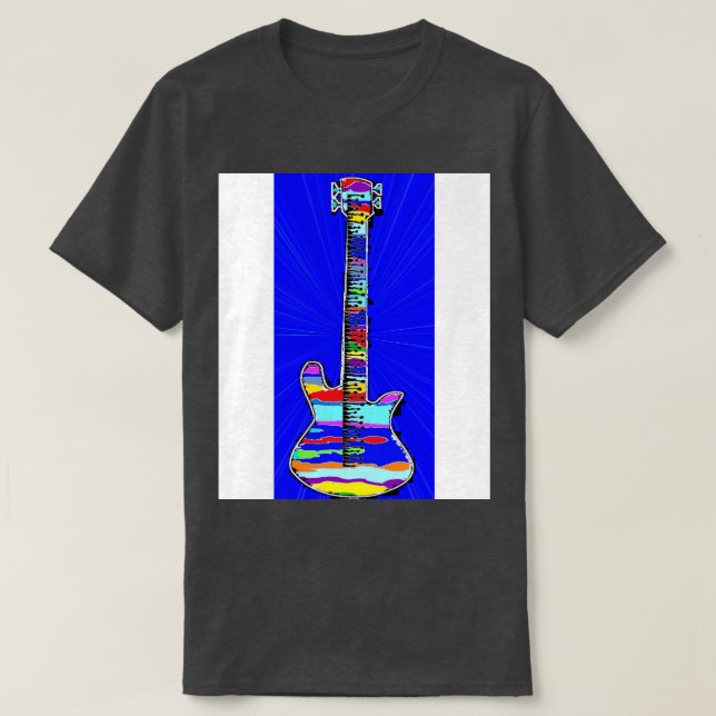 T-shirt bassiste blues basse par LowEndGraphics 1 (Design devant)
