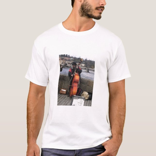 T-shirt Bassiste de Prague (Devant)