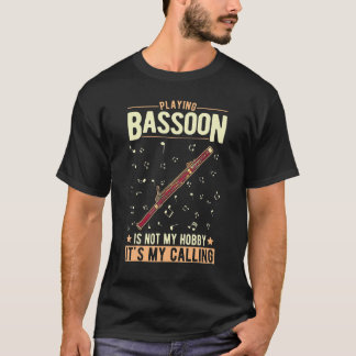 T-shirt Basson Hobby Basson Joueur Bassoonist 2