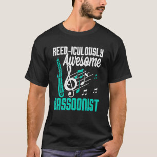 T-shirt Basson Reed'un Bassooniste stupéfiant