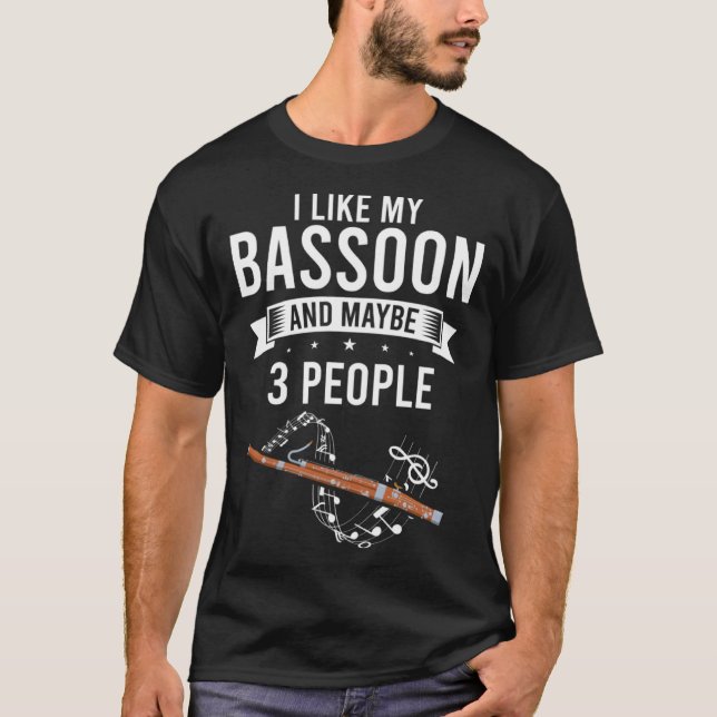 T-shirt Bassoon Orchesta Quote for Bassoon Player 2 (Devant)