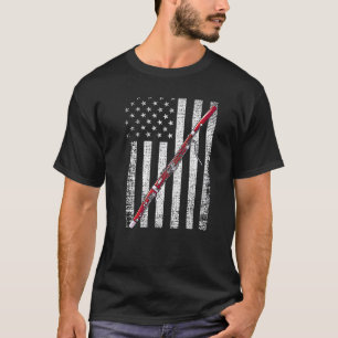T-shirt Bassoon Player Usa Drapeau Amour À Jouer Le Bassoo