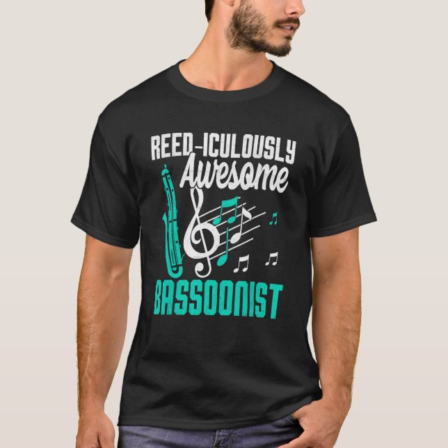 T-shirt Bassoon Reed-iculously Awesome Bassoonist (Devant)