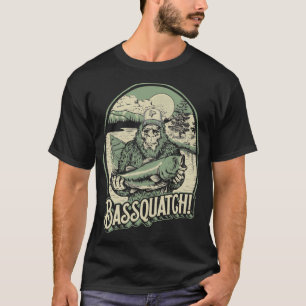 T-shirt Bassquatch ! Amusant Sasquatch& Bigfoot ; Bass