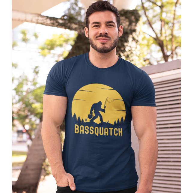 T-shirt Bassquatch Funny Big foot (Créateur téléchargé)