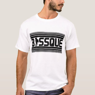 T-shirt Bassque - rétro homme debout