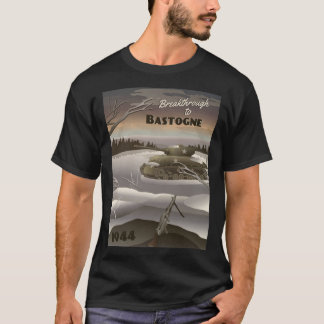 T-shirt Bastogne 1944 - Battle of the Bulge Travel Poster 