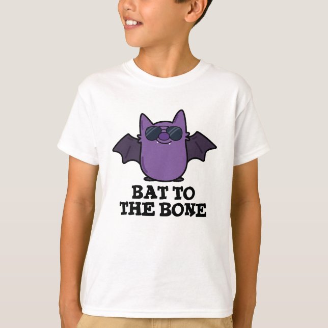 T-shirt Bat À L'Os Drôle Animal Pun (Devant)