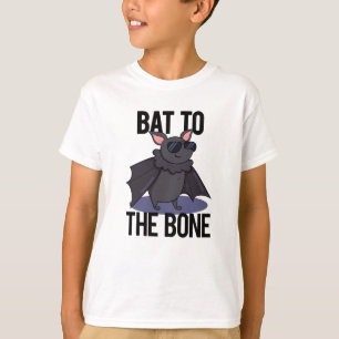 T-shirt Bat À L'Os Drôle Animal Pun