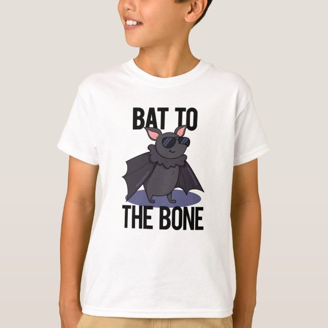 T-shirt Bat À L'Os Drôle Animal Pun (Devant)