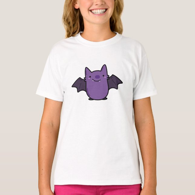 T-shirt Bat bébé Cute Kawaii (Devant)