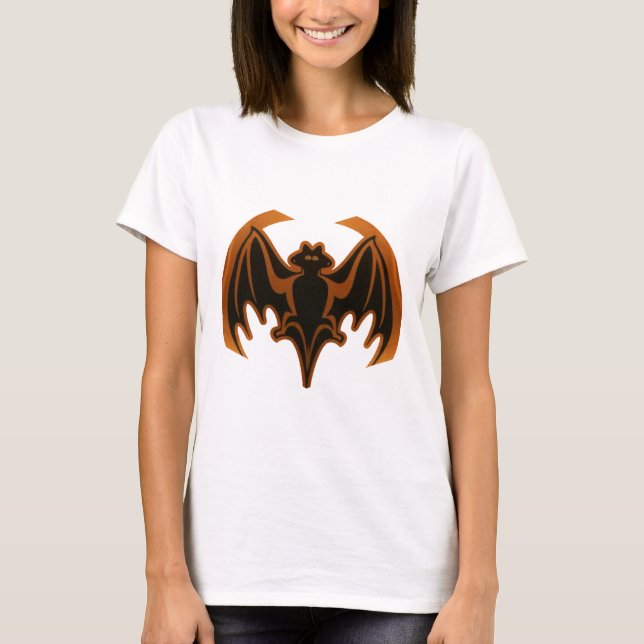 T-shirt Bat Brown Le MUSÉE Zazzle Cadfts (Devant)